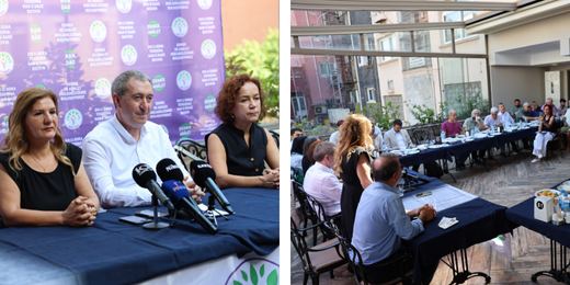 Bakırhan Ekmek ve Adalet Buluşmaları kapsamında Mersin'deydi