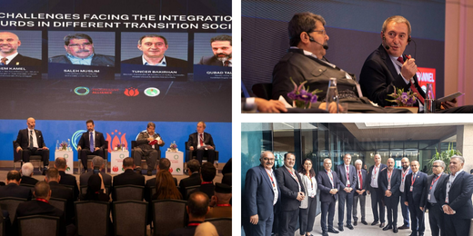 Bakırhan Süleymaniye’de gerçekleştirilen Arap Ülkeleri Sosyal Demokratlar İttifakı Konferansında