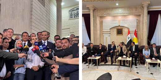 Heyetimiz Kürdistan Bölgesel Yönetimine geçti