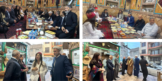 Heyetimiz Ortadoğu’nun kadim inançlarıyla iftar sofrasında bir araya geldi