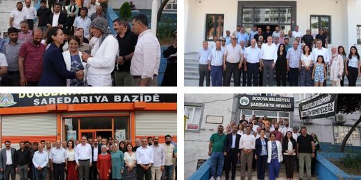 Eş Genel Başkanlarımız Iğdır ve Urfa'da belediyelerimizi ziyaret etti