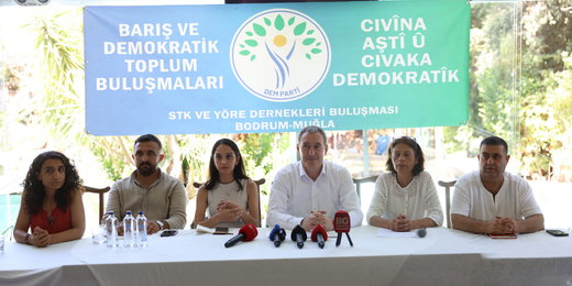 Barış ve Demokratik Toplum Buluşmaları kapsamında Bodrum’daydık