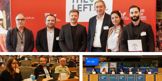 Eş Genel Başkanımız Tuncer Bakırhan ve beraberindeki heyetin Brüksel temasları sürüyor