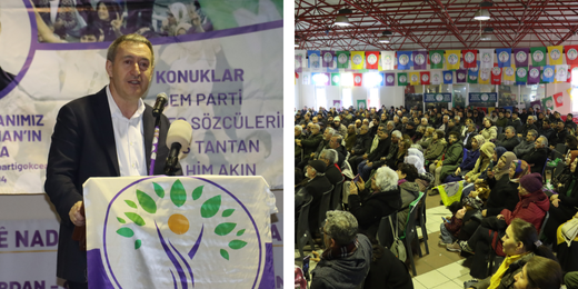 Bakırhan Çanakkale'de: Barış gelince adaletin kapıları hepimize açılacak, hepimizin ekmeği büyüyecek