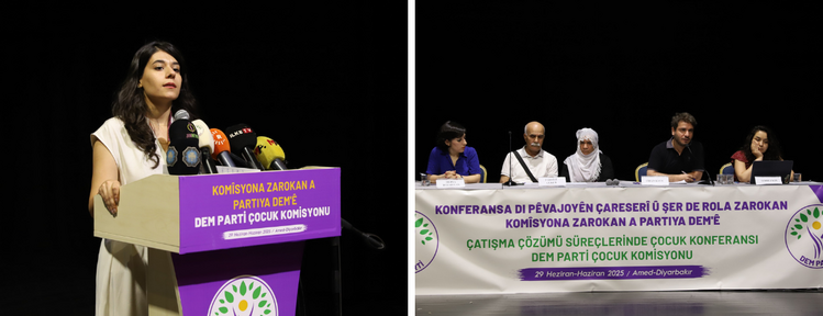 Çocuk Komisyonumuzdan konferans: Çocuklar için barış hiç kimsenin eline bırakılmayacak kadar önemlidir