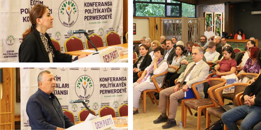 Eğitim Politikaları Konferansımız: Asimilasyoncu, tekçi, otoriter eğitim politikalarını değiştirmek temel önceliğimizdir