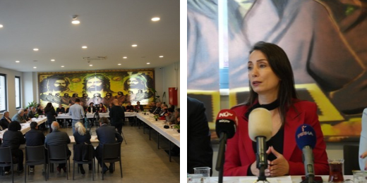 Hatimoğulları Alevi temsilcileriyle bir araya geldi: Süreci yürütürken Alevi toplumunun rızalığını almayı çok değerli buluyoruz