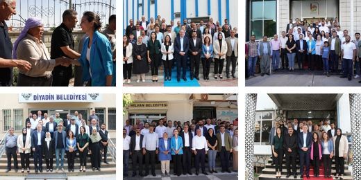 Eş Genel Başkanlarımız Ağrı ve Urfa'da belediyeleri ziyaret etti