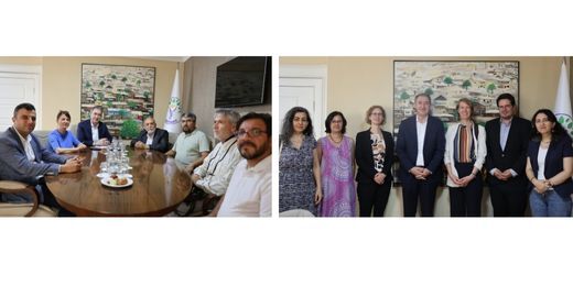 Bakırhan PİA ve FES temsilcileri ile görüştü