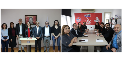 Heyetimiz SOL Parti ve SOLDEP'i ziyaret etti