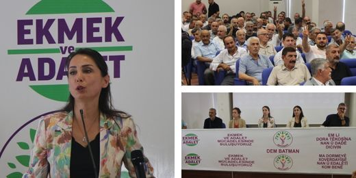 Hatimoğulları Batman’da işçilerle buluştu: Ekmek olmazsa adalet olmaz, adalet olmazsa ekmek olmaz