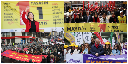 1 Mayıs’ta alanlardaydık: Savaş ve sömürüye karşı en önemli çözüm enternasyonalist barış hareketini örmektir