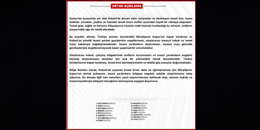 Kobanî için acil çağrı: Mürşitpınar Kapısı açılmalı, insani yardım engellenmemelidir