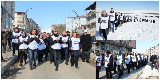 Büyük Özgürlük Yürüyüşü ikinci gününde devam ediyor