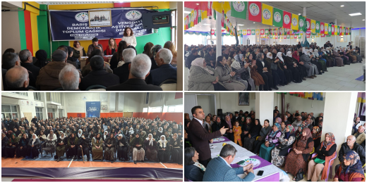 Barış ve Demokratik Toplum İçin Halk Buluşmaları 3. gününde yoğun ilgiyle sürüyor