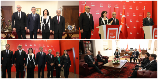 İmralı Heyetimizden CHP’ye ziyaret: Türkiye’de de Suriye’de de barış ve demokrasi hakim olmalı