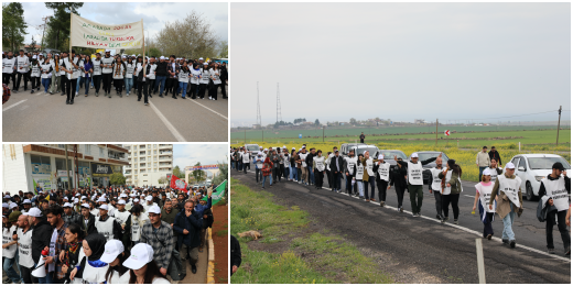 Gençlik Meclisimizin Amed’den Amara’ya başlattığı yürüyüş ikinci gününde
