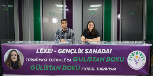 Gençlik Meclisimiz Gülistan Doku adına futbol turnuvası başlatıyor