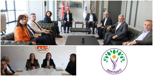 Hatimoğulları DİSK ve Halkevleri'ni ziyaret etti