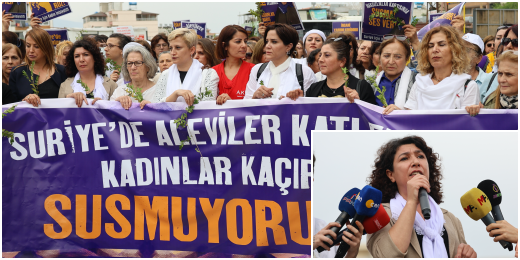 Halide Türkoğlu: Suriye’de Alevi kadınlara yönelik katliamı biz kadınlar durduracağız