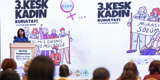 Halide Türkoğlu: Barış ve Demokratik Toplum Süreci aynı zamanda emeğin değerinin yeniden kurulması meselesidir