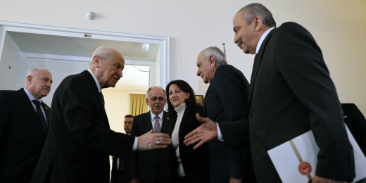 DEM Parti İmralı Heyeti MHP Genel Başkanı Devlet Bahçeli ile görüştü