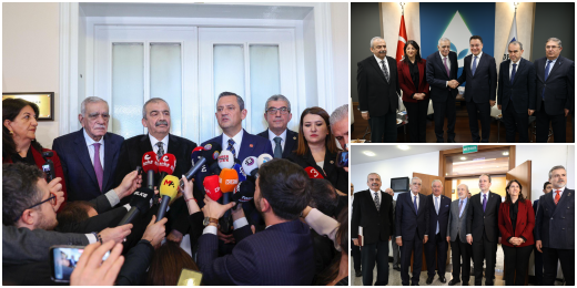 DEM Parti İmralı Heyeti CHP, DEVA Partisi ve Yeniden Refah Partisi ile görüştü