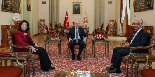 İmralı Heyetimiz Meclis Başkanı ile görüştü: Yüksek bir iradenin, yani parlamentonun bu sürece sahip çıkması önemli