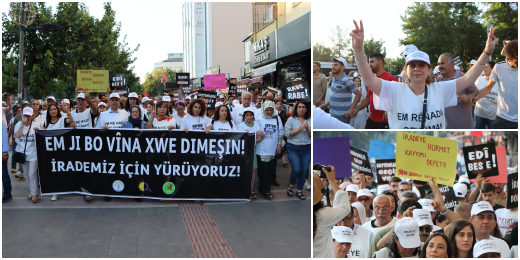 İradeye Saygı Yürüyüşçüleri Batman’da: Kayyım rejimi sona erene kadar mücadelemiz sürecek
