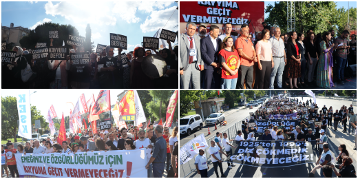 Kayyıma karşı mitingde ortak çağrı: Kayyım darbesine karşı birleşik mücadeleyi büyütelim