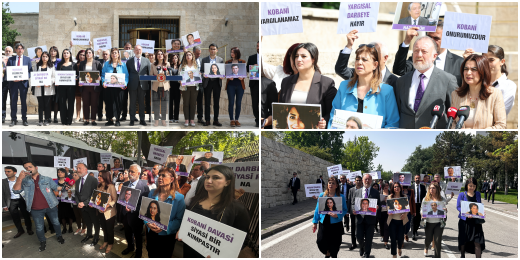 Meclis Grubumuz Adalet Bakanlığına yürüdü: Bu kumpas kararlarını tanımıyoruz