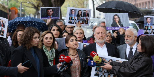 Meclis Grubumuz Adalet Bakanlığı önünde: Hukuksuzluktan geri dönün, AİHM kararlarını uygulayın!