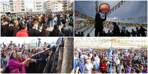 Newroz ateşi bugün Karakoçan ve Hilvan’da yakıldı