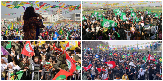 Newroz bugün 10 merkezde kutlandı