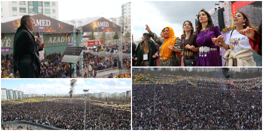 Newroz was celebrated in Diyarbakır (Amed) with nearly a million people in attendance