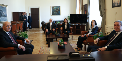 Eş Genel Başkanlarımız TBMM Başkanı Kurtulmuş ile görüştü