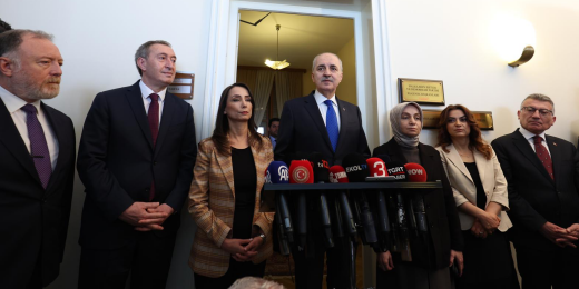 TBMM Başkanı Numan Kurtulmuş Meclis Grubumuzu ziyaret etti