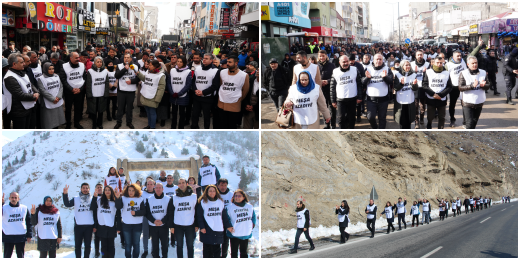 Büyük Özgürlük Yürüyüşü 3'üncü gününde sürüyor