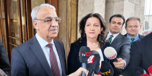 DEM Parti İmralı Heyeti Cumhurbaşkanı ile görüşme öncesinde açıklama yaptı