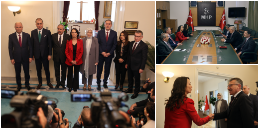 Heyetimiz MHP ve AK Parti'yi ziyaret etti