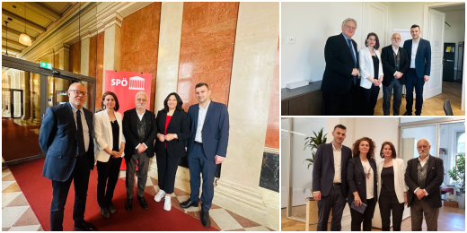 Heyetimizin Avusturya temasları sürüyor