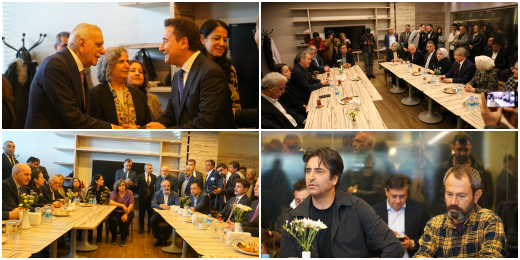 Sırrı Süreyya Önder ziyaretleri Türkiye'nin bütün renklerini bir araya getirdi