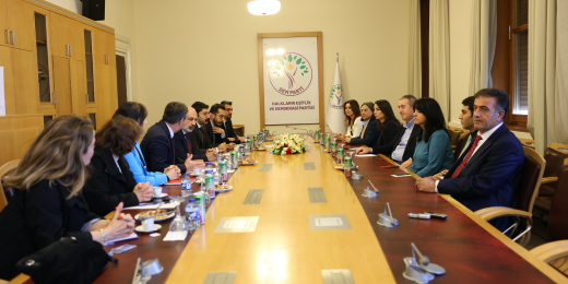 Diyarbakır’dan gelen STK’lar Eş Genel Başkanlarımızla görüştü