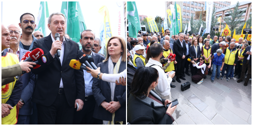 Bakırhan Eğitim Sen'in nöbet eylemine katıldı