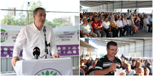 Bakırhan Mersin’de: İktidarın eli emekçinin, üreticinin, halkın cebinde; hiç sermayenin cebine el attıklarını gördünüz mü?