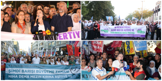 Eş Genel Başkanlarımız 1 Eylül’de alandaydı: Artık bu ülke barışı büyütmek ve sonuçlarından yararlanmak istiyor