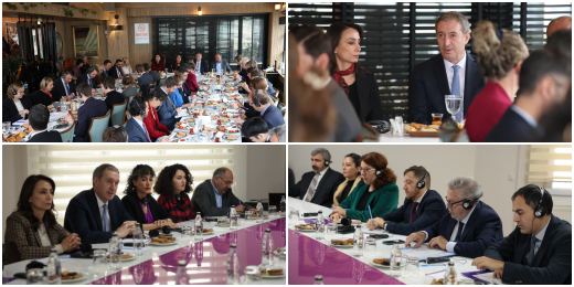 Co-Chairs Hatimoğulları & Bakırhan held diplomatic meetings on recent political developments