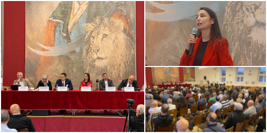 Hatimoğulları Berlin’de düzenlenen Türkiye Barış Konferansında konuştu: Barışı her şeye rağmen sağlayacağız