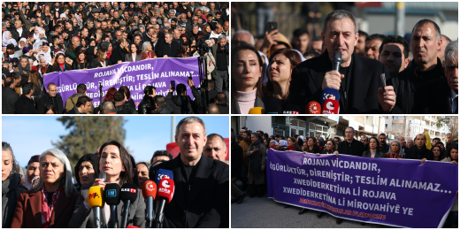 Rojava sınırından seslendik: Rojava sadece bir toprak parçası değildir; Rojava umuttur, direniştir!