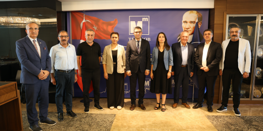 Heyetimiz TÜRMOB'u ziyaret etti